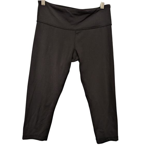 Lululemon Wunder Under Crop Mid-Rise Full-On Luxtreme 20" Leggings Yoga Active - Picture 2 of 3